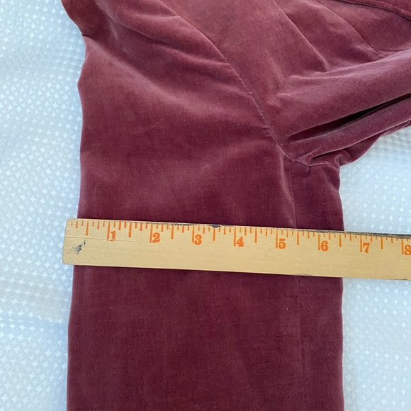 Vintage "Changing Scene" Women's Velvet Blazer Burgundy / Wine/ plum size M - Picture 7 of 13